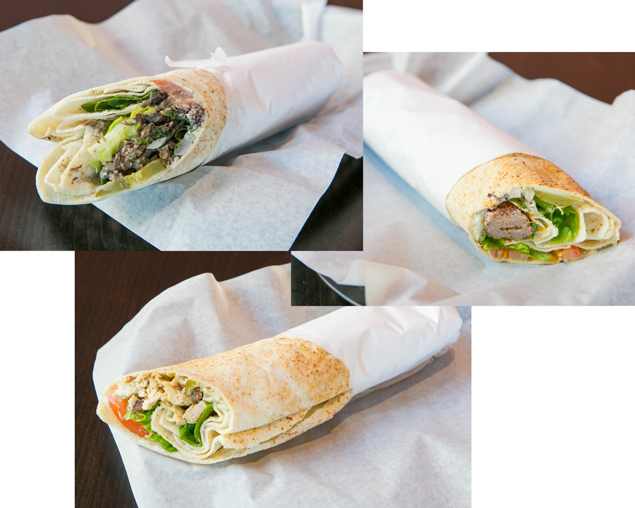 Garlic Crush wrapped sandwich